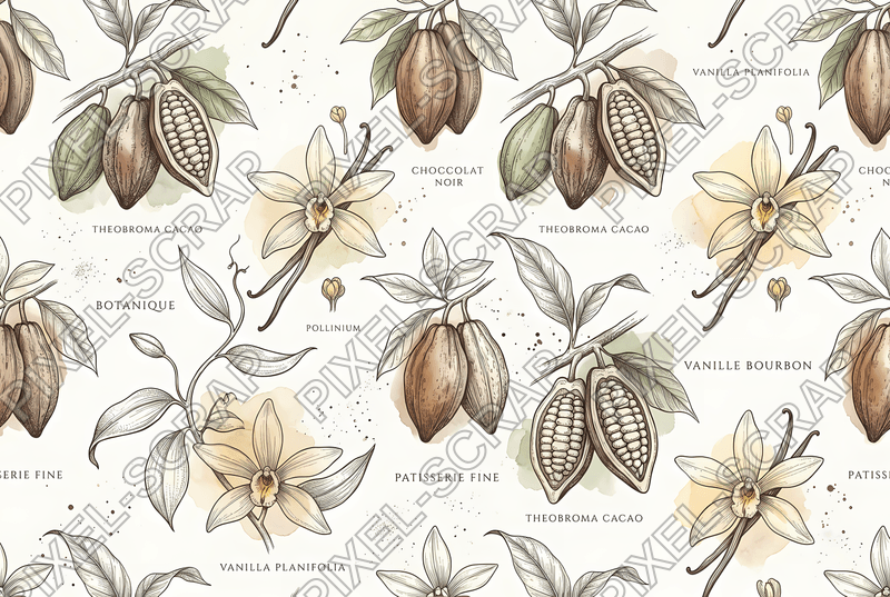 Botanical Cacao Sketches