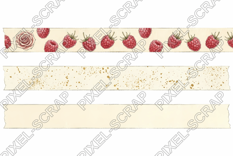 Berry & Splatter Washi