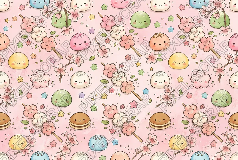 Sakura & Konpeito Pattern