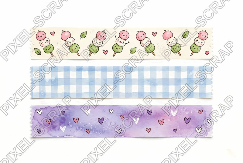 Dango & Hearts Washi