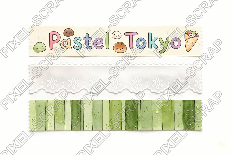 Text & Lace Washi