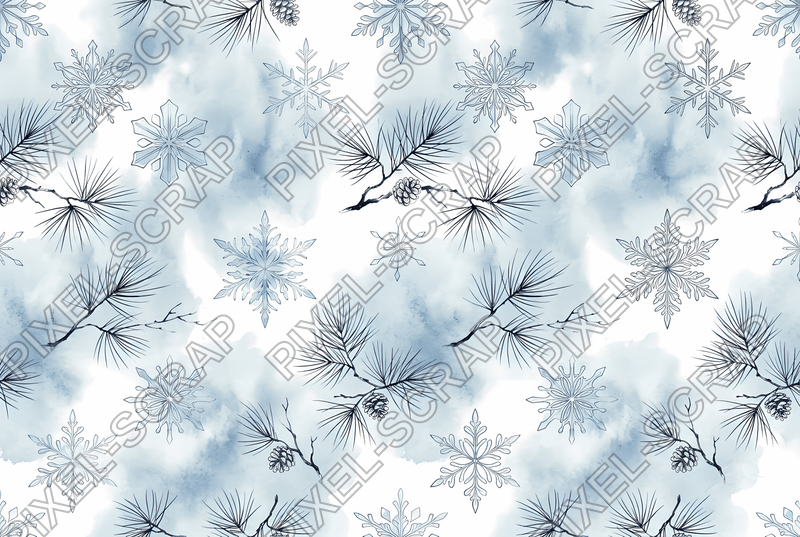 Winter Pine Pattern
