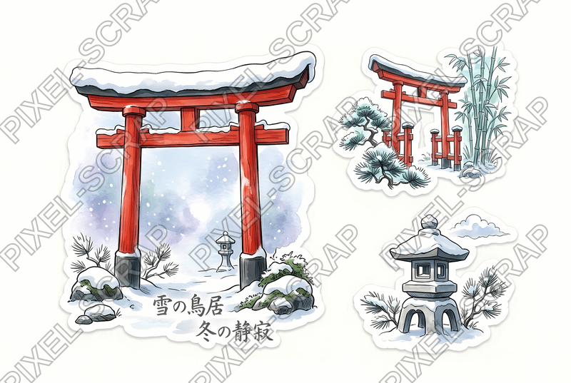 Winter Torii Gate
