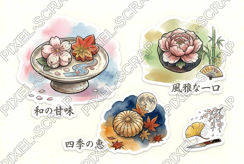 Wagashi Sweets Set