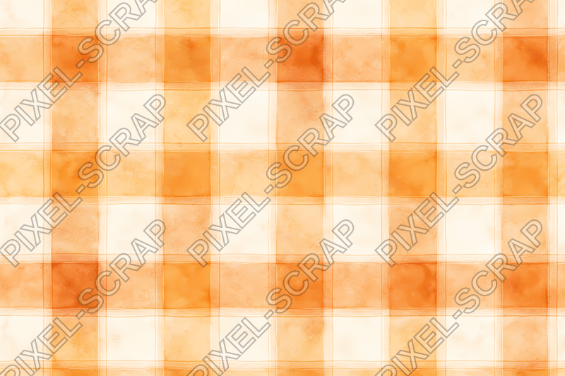 Orange Gingham