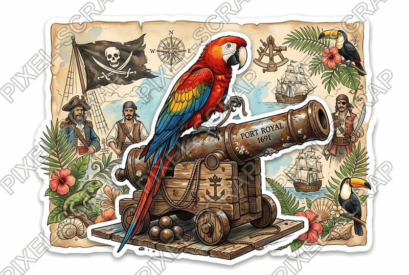 Parrot on Cannon