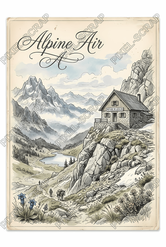 Mountain Refuge Card