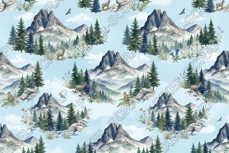 Ossau Silhouette Pattern