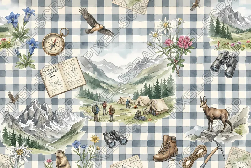 Vintage Topo Map