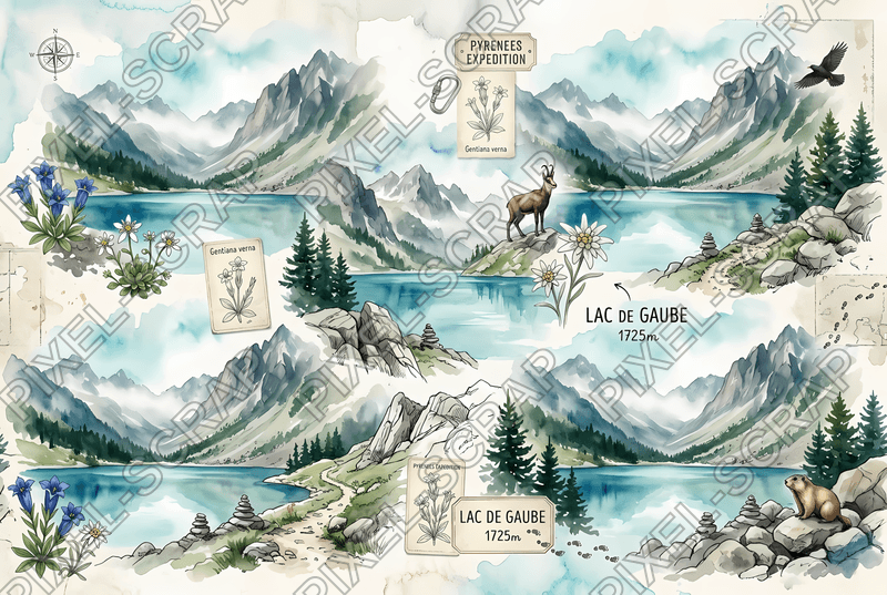 Vintage Expedition Collage
