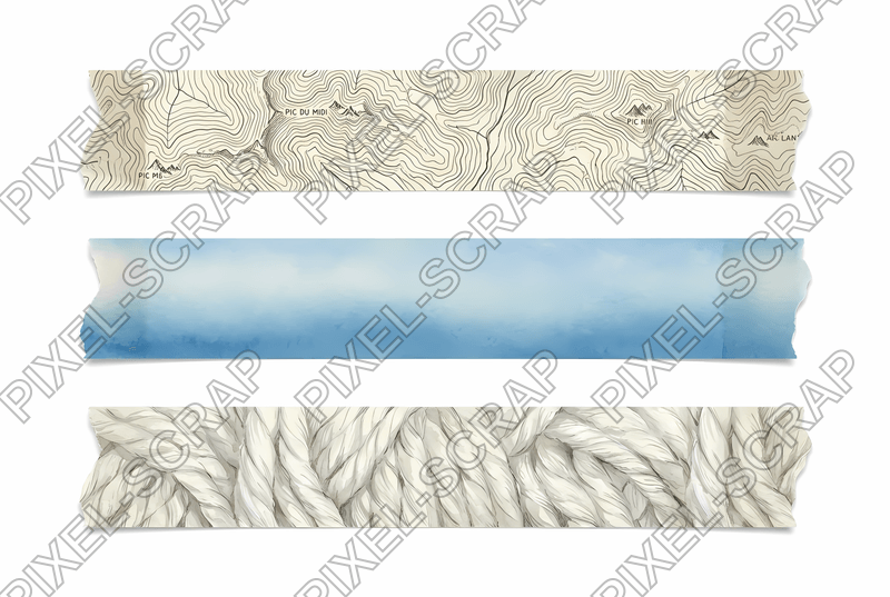 Topo & Wool Washi