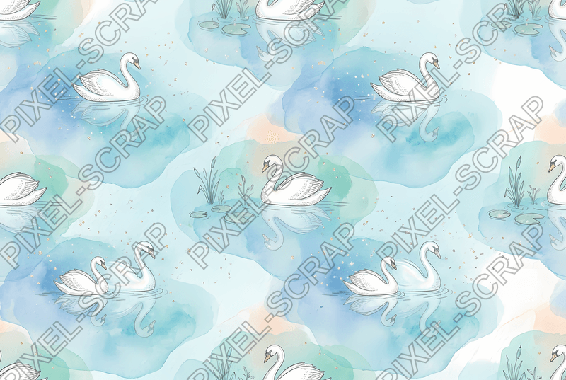 White Swan Reflections
