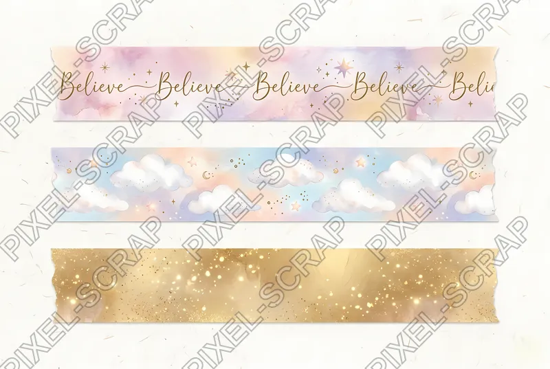 Believe & Cloud Washi