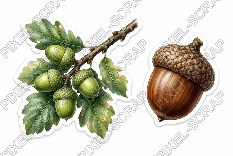 Acorns Set
