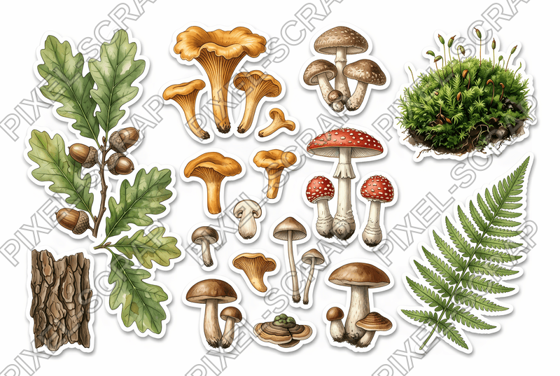 Mushrooms & Moss