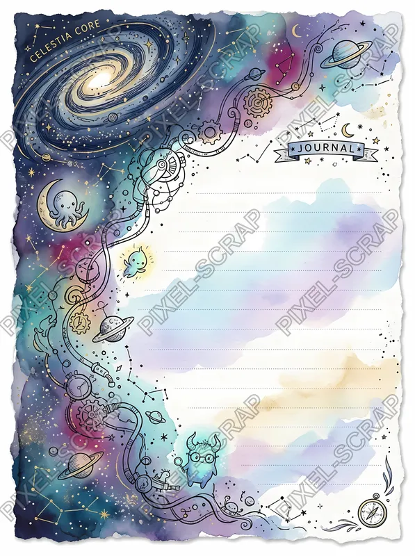 Spiral Galaxy Card
