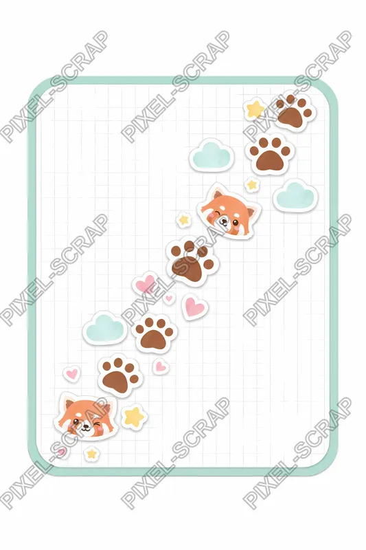 Trail of Paws Card