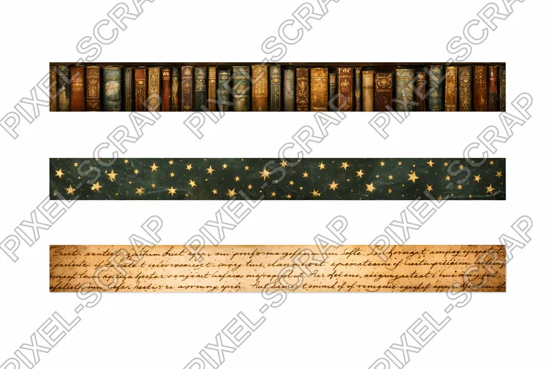Book Spine Washi