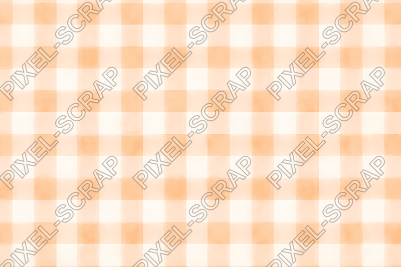 Orange Gingham