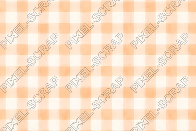 Orange Gingham