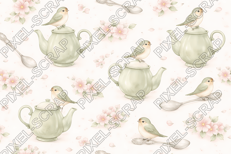 Birds and Teapots