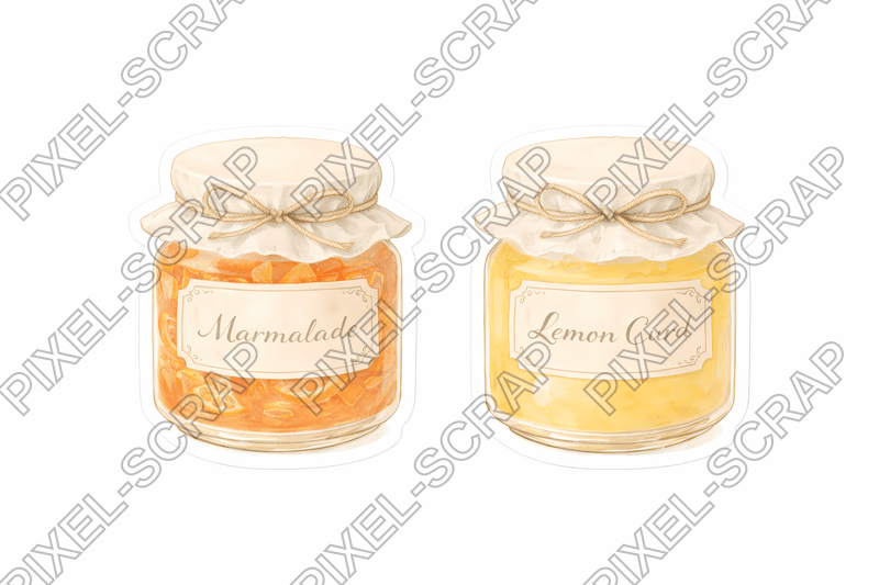 Jam Marmalade Jars