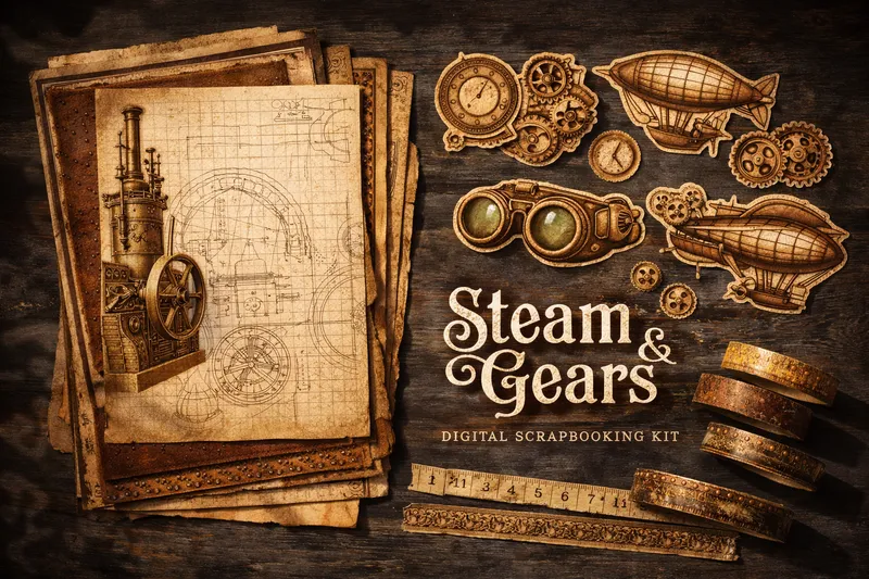 Steam & Gears - Pack Méga Industriel
