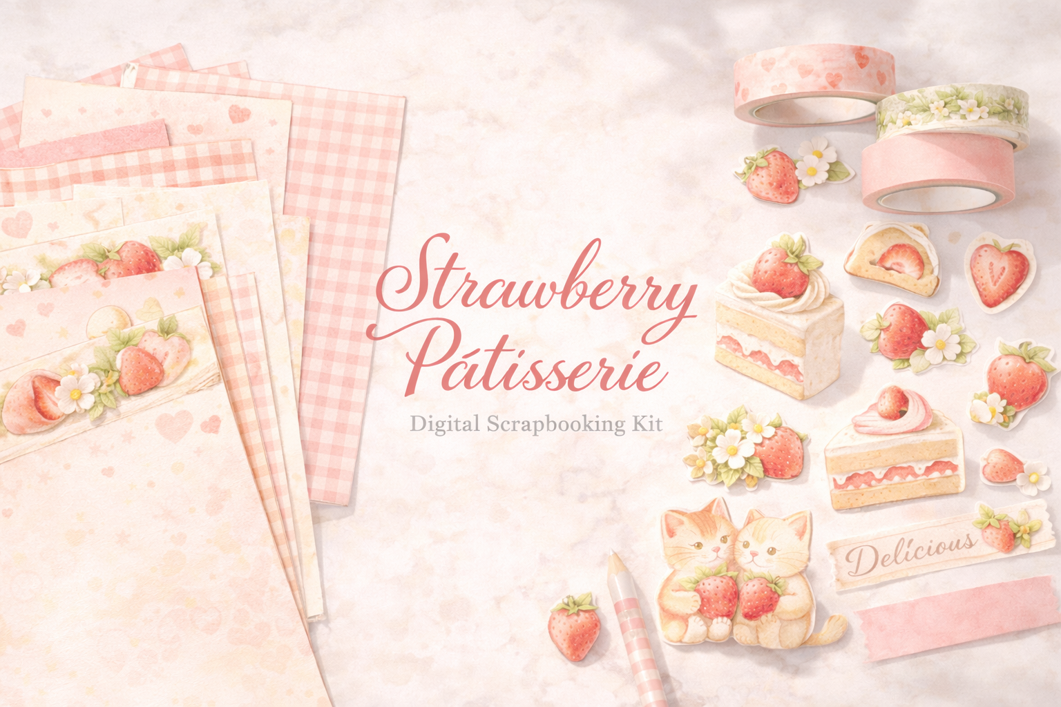 Strawberry Pâtisserie - Mega Pack