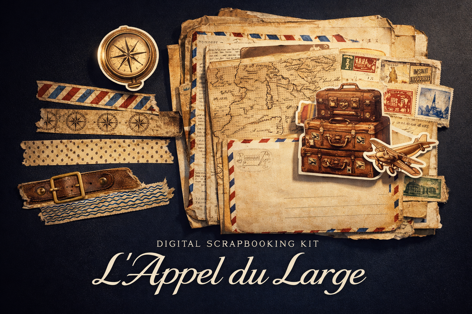 Vintage Travel - Wanderlust Mega Pack